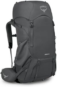 Osprey Rook Men's Backpack, 50L, Dark Charcoal/Silver Lining, O/S