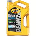 Pennzoil Ultra Platinum Full Synthetic 0W-20 Motor Oil (5L, Single Pack)