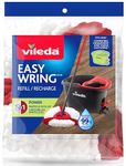 Vileda 2-in-1 EasyWring Power Mop Head Refill | Removes Tough Dirt and Grime | Machine Washable & Reusable Mop Refill