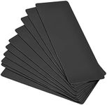 uxcell Blank Metal Card 80x22x0.3mm Painted Aluminum Plate for DIY Laser Printing Engraving Black 25 Pcs