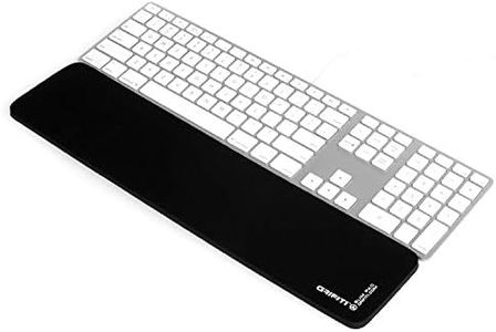 Grifiti Slim Wrist Pad 17 4 x 17 x 0.25 Wrist Rest for Apple Wired Keyboard, Wireless and Magic TrackPad, Anker, Rupoo, IOGear, Macally, Logitech, GMYLE, Gear Head, Genius, SIIG, Azio, Amazon Basics, Solidtek, Perixx, Verbatim, HP and Thin Keyboards