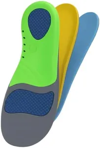 ViveSole High Arch Support Inserts for Men & Women - 220+ lbs Gel Shoe Insoles for Plantar Fasciitis, Flat Feet, Work Boots - Heavy Duty Orthotics - Alleviates Foot & Heel Pain - Trim to Fit (1 Pair)