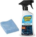 Cerama Bryte Touchups Spray (16 oz) Glass Ceramic Cooktop Cleaner With Microfiber Cloth