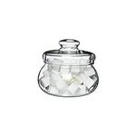 Simax Clear Glass Sugar Bowl With L