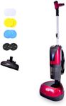 Ewbank EPV1100 4-in-1 Floor Cleaner, Scrubber, Polisher and Vacuum, Red Finish, 23-Foot Power Cord