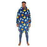 Hugzee Oversized Wearable Hooded Fleece | Super Warm and Cosy Sherpa Lined, Pokemon Design | Perfect For Teens, Women and Men, One Size Suggested Height 110cm+