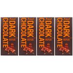 Amul 55% Cocoa Dark Chocolate Bar, 150 grams - Pack of 4