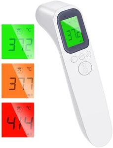 Digital Infrared Thermometer for Adults & Kids with Fever Alarm, 2 x 32 Memory Function, Fast & Accurate Temperature Reading, Reliable Baby Thermometer for Home Use
