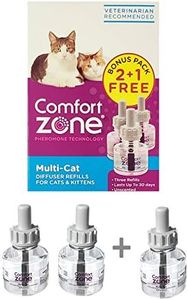 Comfort Zone Multicat Refills for Cat Calming Bonus Pack (2 Pack + 1)