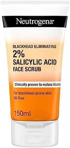 Neutrogena Black Head Eliminating Face Scrub 150ml|With Salicylic Acid|eliminates & prevents blackheads|Unclogs pores, removes trapped dirt & oil|minimises the appearance of pores