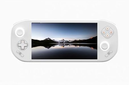 Mangmi Pocket Max Android Handheld Game Console, 7" 144Hz AMOLED Display, Snapdragon 865 8GB RAM 128GB Storage, Modular Magnetic Buttons, WiFi 6 Gaming Emulator with 8000mAh Battery (White)