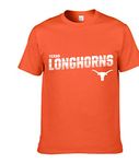 Collegiate Premium Cotton Short-Sleeve T-Shirt - Adult Sizes, Texas, Small