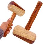 Toyshine Dual Color Mini Wooden Bat Mallet for Bat Knocking,SSTP