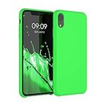 kwmobile Case Compatible with Apple iPhone XR Case - TPU Silicone Phone Cover with Soft Finish - Lime Green