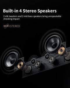 Bluetooth Vinyl Record Player with Built-In Speakers