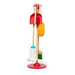 Melissa & Doug, Let’s Play House! Dust! Sweep! Mop! Pretend Play Set (6-Piece, Kid-Sized with Housekeeping Broom, Mop, Duster and Organizing Stand for Skill- and Confidence-Building)