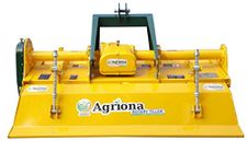 Agriona Rotavator (Rotary Tiller) - Bheema Series (for Hard Soil Operation) : 5 Feet, 36 Blades, with 1 Side Disc, Multi Speed. Suitable for 35-50 HP Tractor.