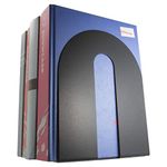 Officemate Heavy Duty Magnetic Bookends, Pair, Black (93186)