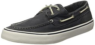 Men's Sperry, Bahama II Boat Shoe, Salt Washed Navy, 10