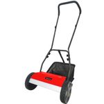 Fieldstar Push Manual Lawn Mower LMM350 for Home Garden with 5-Position Height Adjustment (with Grass Collector) 350mm