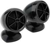 DriSentri Tweeters for Car Audio, 2pcs Car Speakers 1200W Universal Tweeters Mini Horn Music Dome Loudspeaker Audio Speaker for Car Audio System, Black