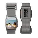 Urban Armor Gear UAG Replacement Watch Strap, Active V2 Strap/Watch Band Designed for Apple Watch (49mm / 45mm / 44mm / 42mm) (Series 4/5/SE/6/7/8/9/Ultra/2) (Watch NOT Included) - Titanium