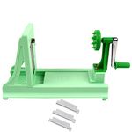 Vollum Japanese Turning Vegetable Spiral Slicer with 1 Straight-Edged Blade and 3 Serrated Blades