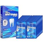 Waving Palms Teeth Whitening Strips, Whitening, 42 Upgraded Sensitivity Free Kit, Peroxide Free, 21 Treatments for Tooth Professional and Safe Whitener