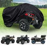 XXL ATV Cover 420D 4 Wheeler Cover Compatible for Can am Outlander Polaris Sportsman CFMOTO Yamaha Hisun Honda Heavy Duty Waterproof All Weather Protection (90.5''L x 49''W x 51''H)