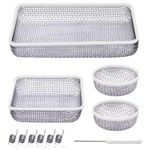 EAZY2HD 4 Pack Flying Insect Screen for RV Refrigerator Vents, RV Furnace Vent Cover,RV Furnace Bug Screen for Camper Vents