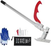 Garvee Timberjack with Jack Handle Cant Hook Aluminum Log Jack Log Lifter, Logging Tools for Rolling and Raising Up The Logs with Grip Handle and Gloves