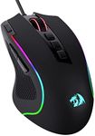 Redragon M612 Predator RGB Gaming Mouse, 8000 DPI Wired Optical Gamer Mouse with 11 Programmable Buttons & 5 Backlit Modes, Software Supports DIY Keybinds Rapid Fire Button