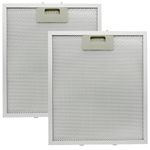 NEW-W10169961A Aluminum Range Hood Filters Replacement 10.5 x 12 Inch, 3-Layer Aluminum Mesh Range Hood Filter Metal Slip Joints Compatible with IKEA, Jenn Air, Whirl-pooll (2 Pack）