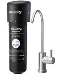 Waterdrop 10UB Under Sink Water Filter System, Reduces Lead, Chlorine, Bad Taste & Odor, Under Counter Water Filter with Dedicated Brushed Nickel Faucet, NSF/ANSI 42 Certified, 11K Gallons, USA Tech