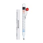 KitchenCraft Jam / Sugar Thermometer with Protective Cover, Glass