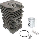 Nikasil Cylinder Piston Kit 41mm for McCulloch Chainsaw CS42S CS330 CS360 CS360T CS370 CS400 CS400T CS420T Mac 7-38 Mac 7-40 Mac 7-42 Mac 8-38 Mac 8-42 Mac738 Mac740 Mac742 Mac838 Mac842 Mac3516