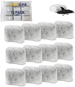 GOLDTONE Charcoal Water Filters for KRUPS Coffee Makers - FMF/FME / 629/619 /180/176 / 466 and 467 Replacement Filters, (12 Pack)