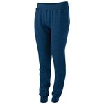 Holloway Women's Ladies 60/40 Fleece Jogger Sweat Pant, Navy, Small