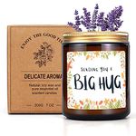 UOKPT Lavender Scented Candle Gifts for Women Unique Friendship Gift for Best Friend BFF Bestie Personalized Birthday Christmas Presents for Mothers Sister Men Female Coworker