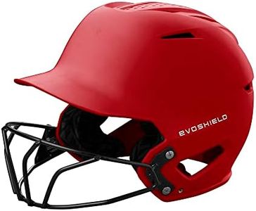 EvoShield XVT™ 2.0 Matte Batting Helmet with Facemask - Scarlet, X-Small