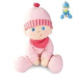 HABA Snug-up Dolly Luisa 8" My First Baby Doll - Machine Washable and Infant Safe for Birth and Up