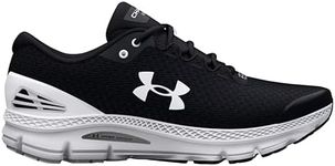 Under Armour Women's UA Charged Gemini Running Shoes, Black/White, 7.5