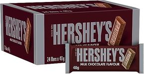 Hershey's Milk Chocolate Flavour Bar, pack of 24 x 40g | Extra Smooth Milk Chocolate | Perfect for Snacking or Baking | Ideal Present for any Occasion | SOLD BY ESSENTIAL PRODUCTS