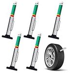 5 Pcs Tyre Tread Depth Gauge UK,Smart Color Coded Car Tyre Tread Gauge Tire Gauge Depth Precise Color Coded Car Tread Depth Gauge Digital Tire Tread Depth Gauges for Car,Truck,Motorcycles,32nds/25mm