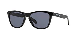 Oakley Unisex-Adult's Sonnenbrille Frogskins Sunglasses, Polished Black, 55