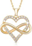 Sash & Soph Infinity Heart Necklace