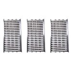 Htanch SN2911 (3-Pack) PN9123 (3-Pack) DCS Radiant Tray,Heat Plates & Ceramic Rod Complete for DCS 27DBQ, 27DBQR, 27DBR, 27DSBQ, 27DSBQR, 27FSBQ, 27FSBQR, 36DBQ, 36DBQAR, 48DBQ, 48DBQAR, 48DBQR