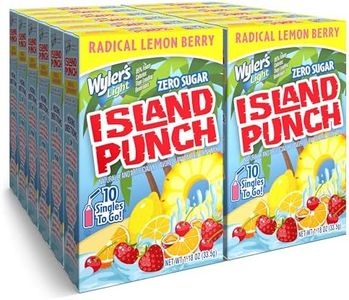 Wyler's Light Island Punch, Radical Lemon Berry, 10 CT