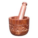 Wooden Mortar With Pestles