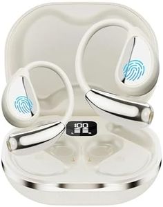 AI OWS Translator Earbuds, 144 Languages, Milky White